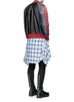 Figure View -Click To Enlarge 'Twiggy Boy' zip cuff slim fit jeans