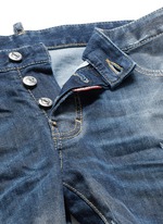 Click To Enlarge 'Sexy Twist' rip and repair slim fit jeans