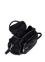 Detail View -Click To Enlarge 'Eugene' washed leather zip satchel