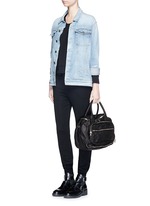 Figure View -Click To Enlarge 'Eugene' washed leather zip satchel