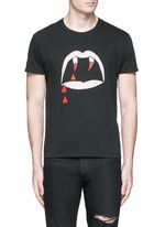 Main View -Click To Enlarge 'Blood Luster' print cotton T-shirt