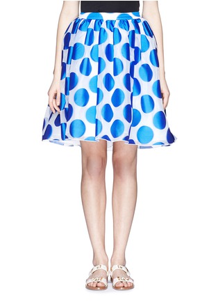 Main View - Click To Enlarge Main View - Click To Enlarge - alice + olivia - 'Camille' polka dot dip hem pouf skirt