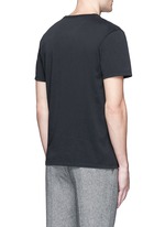 Back View -Click To Enlarge 'Airman' flocked velvet patch T-shirt