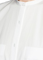 Detail View -Click To Enlarge 'Esloane' oversized cotton poplin shirt dress