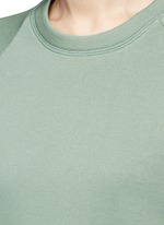 Detail View -Click To Enlarge 'Cassie' cotton blend fleece sweatshirt