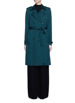 Main View -Click To Enlarge 'Laurelwood' silk georgette trench coat