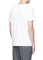 Back View -Click To Enlarge Fox embroidery cotton T-shirt
