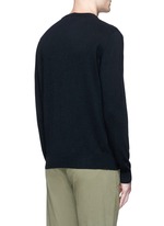 Back View -Click To Enlarge Fox intarsia wool sweater