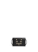 Main View -Click To Enlarge 'Feline' leather crossbody bag