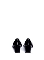 Back View -Click To Enlarge 'First Class' patent leather pumps