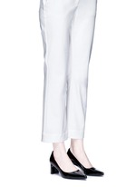 Figure View -Click To Enlarge 'First Class' patent leather pumps