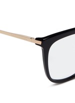 Detail View -Click To Enlarge Metal temple acetate optical glasses