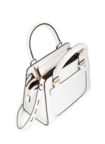 Detail View -Click To Enlarge 'Avery' micro saffiano leather tote bag