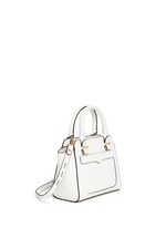 Front View -Click To Enlarge 'Avery' micro saffiano leather tote bag