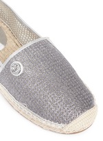 Detail View -Click To Enlarge 'Kendrick' glitter gridwork espadrilles