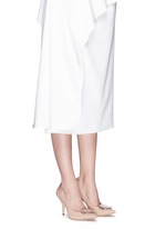 Figure View -Click To Enlarge 'Pauline' logo plaque patent leather pumps