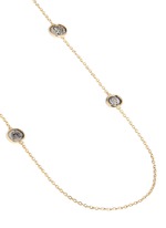 Figure View -Click To Enlarge Queen Elizabeth the Second medallion chain necklace