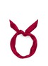 Main View - Click To Enlarge Main View - Click To Enlarge - Yunotme - 'Fork' twist silk bow headband