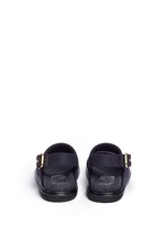 Back View -Click To Enlarge 'Fussett' felt slingback sandals