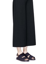 Figure View -Click To Enlarge 'Fussett' felt slingback sandals