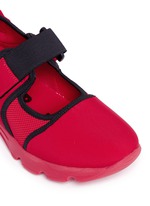 Detail View -Click To Enlarge Strap mesh neoprene effect sneakers