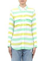 Equipment&nbsp;Striped silk blouse