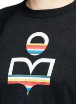 Detail View -Click To Enlarge 'Kaoa Marant' raglan sleeve linen T-shirt