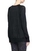 Back View -Click To Enlarge 'Kaoa Marant' raglan sleeve linen T-shirt