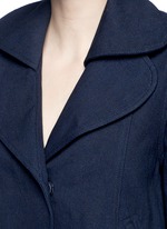 Detail View -Click To Enlarge Flare sleeve denim jacket