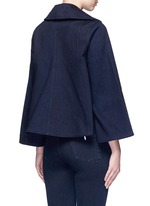 Back View -Click To Enlarge Flare sleeve denim jacket