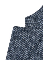 Detail View -Click To Enlarge 'K-Jacket' wool-cashmere herringbone soft blazer