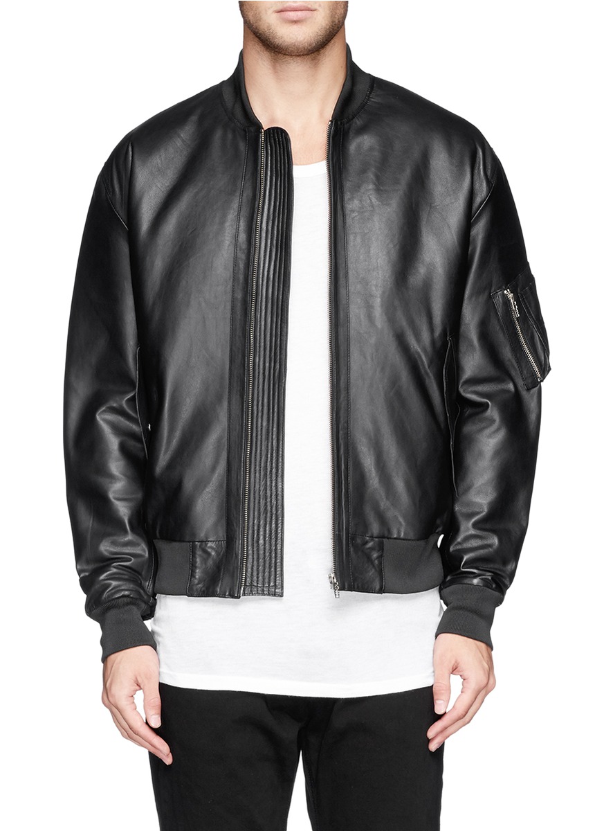 Mcq Alexander Mcqueen Leather Er Jacket Lane Crawford Mcq Alexander Mcqueen Leather Er Jacket