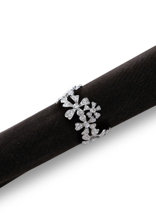 Main View - Click To Enlarge Main View - Click To Enlarge - L'Objet - Garland Napkin Rings Set - Platinum