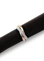 Main View -Click To Enlarge Three Ring Napkin Ring Set