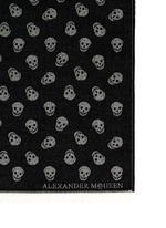 Detail View -Click To Enlarge Skull jacquard wool-silk scarf
