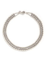 Main View -Click To Enlarge 'Solange' beaded Swarovski crystal necklace