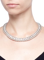 Figure View -Click To Enlarge 'Solange' beaded Swarovski crystal necklace