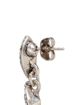 Detail View -Click To Enlarge 'Becky' Swarovski crystal drop earrings