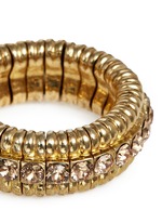 Detail View -Click To Enlarge 'New Broome' Swarovski crystal elastic ring