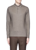 Main View -Click To Enlarge Cashmere-cotton polo shirt