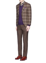 Figure View -Click To Enlarge Cashmere-cotton polo shirt