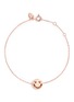 Main View - Click To Enlarge Main View - Click To Enlarge - Ruifier - 'Smitten' 18k rose gold chain charm bracelet