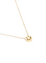 Figure View -Click To Enlarge 'Happy' 18k yellow gold chain pendant necklace