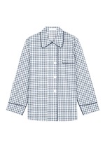 Main View -Click To Enlarge 'Kate' gingham check organic cotton pyjama top