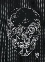Detail View -Click To Enlarge Skull stitch embroidery cotton sweatshirt