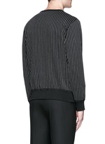 Back View -Click To Enlarge Skull stitch embroidery cotton sweatshirt