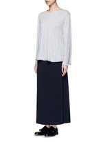 Figure View -Click To Enlarge 'Zadie' flare sleeve cashmere sweater