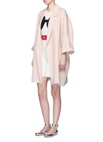 Figure View -Click To Enlarge 'Stacey's Face' intarsia crystal embellished knit dress