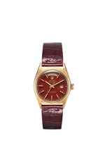Main View -Click To Enlarge Vintage Rolex 1806 Day Date Stella dial 18k yellow gold watch