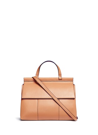 Main View - Click To Enlarge Main View - Click To Enlarge - Tory Burch - 'Block-T' leather satchel